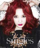 高清组图：Davichi姜敏京化身萝莉登时尚杂志