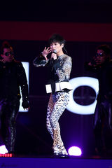 组图：李宇春豹纹装献唱鸟巢 劲歌热舞引爆全场