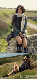 组图：明星爱街拍第二期 秋冬不可缺少各式围巾