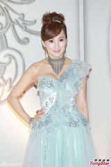 组图：汪圆圆婚礼甜蜜长吻 吴君如李嘉欣等到场