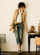 组图：日本模特宫田聪子示范89款秋季服饰搭配