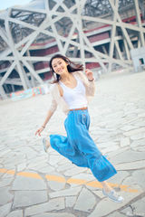 组图：林鹏欢跑一夏写真曝光 任体育电影周大使