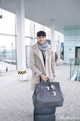 组图：胡兵帅气亮相罗马影展 中式复古晚装别致