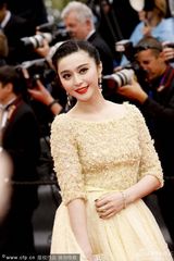 组图：范冰冰助阵红毯蕾丝纱裙雍容繁复