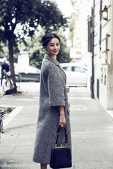 组图：倪虹洁罗马街头秀东方妩媚 清新优雅并存