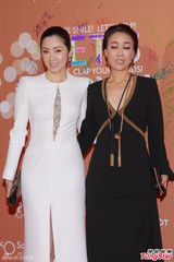 群星闪耀嫣然基金晚宴 王菲旗袍装与李亚鹏恩爱