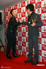 高清图：音乐风云榜群星璀璨 数十明星盛装出席