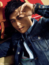 组图：杜淳封面牛仔大片 不羁范儿享惬意阳光