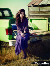 高清组图：韩星韩智敏美国俄勒冈州拍时尚写真