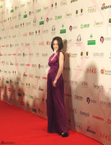 组图：刘芸优雅亮相慈善晚宴获好评