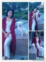 组图：央吉玛搞怪生活照曝光 点朱砂另类妆容