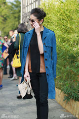 组图：芭蕾舞蹈家谭元元亮相米兰 造型优雅迷人