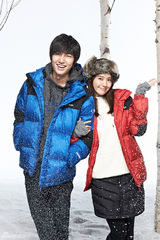 高清组图：李敏镐与少时允儿秋冬写真灿烂温暖