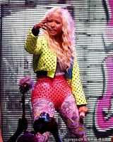 组图：麻辣鸡个唱粉丝强行上台 与保镖激烈扭打