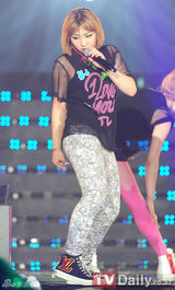 组图：2NE1SHINee精彩表演犹如club热辣气势