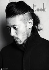 高清图：小田切让拍杂志写真 黑白大片演绎深邃魅力