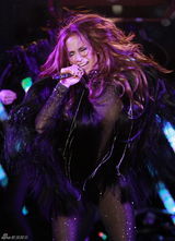 幻灯图：詹妮弗-洛佩兹纽约劲舞 全球各地迎新年