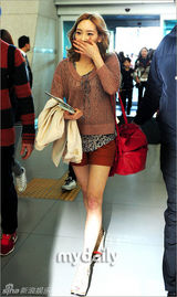 组图：少女时代东方神起等赴泰演出亮相机场