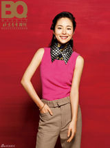 组图：江一燕轻熟女范再登《BQ》封面