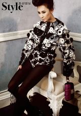 组图：韩星蔡时罗时尚大片性感妖冶显雍容华贵