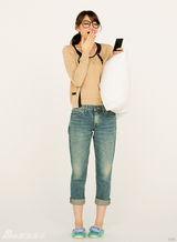 组图：日本模特宫田聪子示范89款秋季服饰搭配