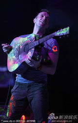 组图：第32届全英奖 酷玩乐队获最佳英国乐团奖