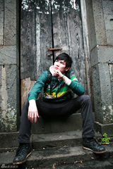 组图：鲍春来赴海南拍摄清新阳光写真