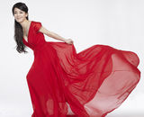 组图：李琳时尚大片热情似火为奥运添彩