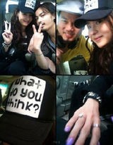 幻灯图：张柏芝脸颊爆肥上海探霆锋 忍泪暂别爱儿