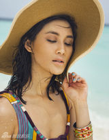 组图：陈燃夏日清凉写真上演极致湿身诱惑