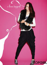 幻灯图集：李孝利新写真走摇滚风 个性皮草加身