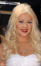 高清组图：克里斯蒂娜-阿奎莱拉留名洛杉矶星光大道