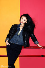 组图：景甜秋季都市造型时尚多变