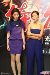 组图：刘亦菲穿短裙走光 拍戏尺度不设限