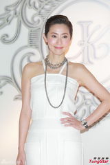 组图：汪圆圆婚礼甜蜜长吻 吴君如李嘉欣等到场