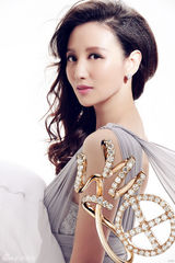 高清组图：张萌最新写真优雅干练 祥龙凤舞迎新年