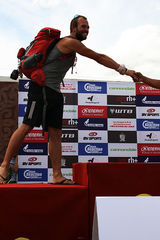 铁木真挑战赛落幕  观日落欣赏彩虹美景