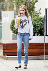 高清组图：朱莉亚-罗伯兹侄女艾玛-罗伯兹街拍