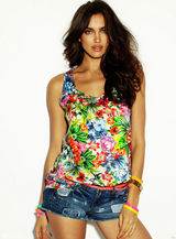 高清组图：C罗女友伊莉娜-莎伊克夏日泳装写真