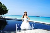 组图：Wondergirls先艺蜜月写真与新郎甜蜜亲吻
