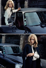 组图：超模艾妮可化身贵妇 穿蕾丝内衣神秘性感