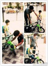 组图：张亮天天父子生活照温馨有爱