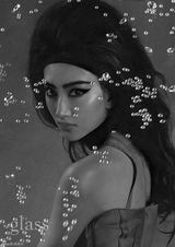 高清图：景甜登《Glass》封面   挑战黑白复古创意潮