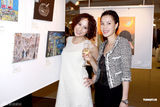 《至八画展》开幕明星捧场 郑裕玲愿画裸体耀祥