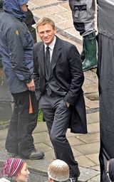 组图：《龙纹身女孩》瑞典热拍 丹尼尔-克雷格装酷