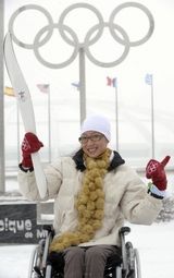 幻灯：刘岩火炬传递接受考验 与陈奕迅为冬奥加油