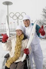 幻灯：刘岩火炬传递接受考验 与陈奕迅为冬奥加油