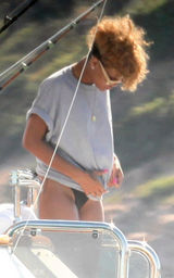 幻灯图集：蕾哈娜和新男友南加州惬意度假