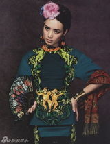 组图：潘燕登英国顶级杂志封面 国际化面孔征服时尚圈