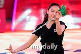 组图：韩国艺术体操精灵孙妍在公开彩排现场